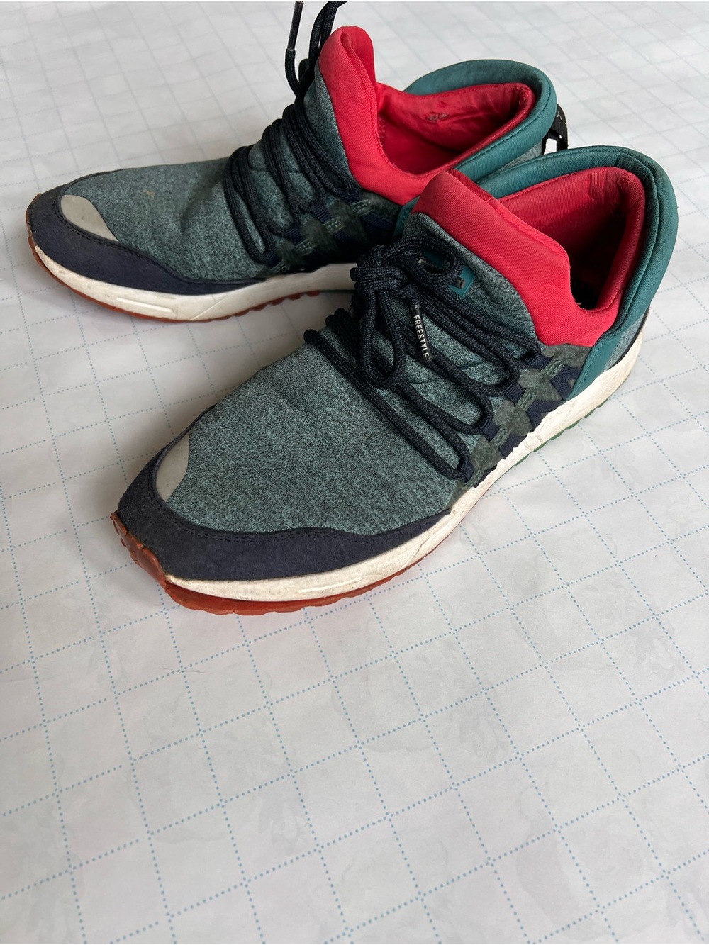 Stella McCartney Athletic Sneakers in Teal and Pink